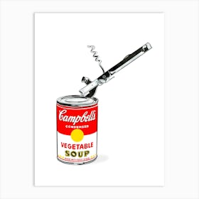 CAN OF SOUP Art Print