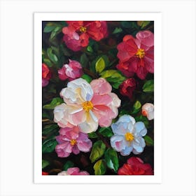 Jasmine Still Life Oil Painting Flower Art Print