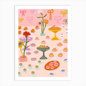 Birthday Party Tablescape Art Print