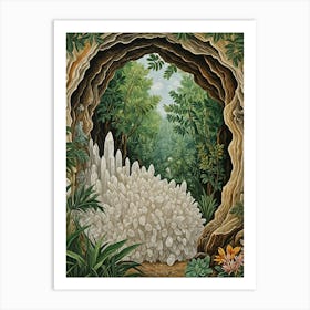 Cave Of Crystals Art Print