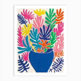 'Plants In A Vase' Art Print