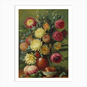 Proteas Painting 1 Flower Art Print