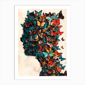 Butterfly Swarm Art Print