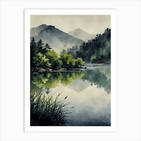 Landscape Painting 214 Art Print