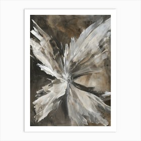 White Butterfly Art Print