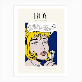 The Melody Haunts My Reverie Poster|Roy Lichtenstein 1965 Art Print