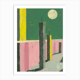 City At Night 7 Art Print