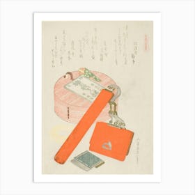 Farewell Gift For The Horse, Katsushika Hokusai Art Print