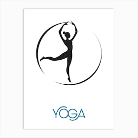 Yoga, the sport of yoga, the sport of meditation, relaxation, inspiring rest and meditation, a distinctive and exceptional work of art that embodies yoga.19 Art Print