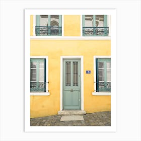 The Yellow House In Lyon Art Print