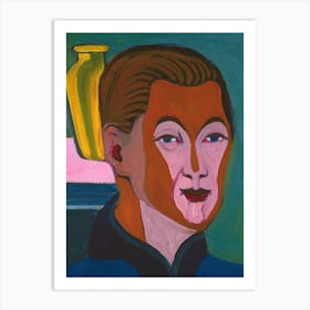 Self Portrait, Ernst Ludwig Kirchner Art Print