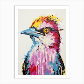 Andy Warhol Style Bird Cuckoo 2 Art Print