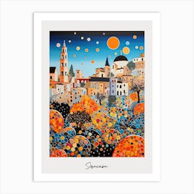 Poster Of Siracusa, Italy, Illustration In The Style Of Pop Art 3 Art Print