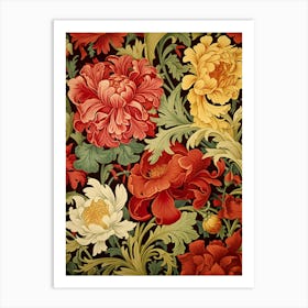 Floral Wallpaper 4 Art Print