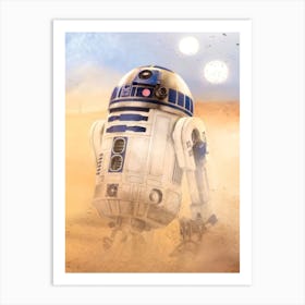 Star Wars R2d2 2 Art Print