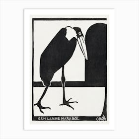 A Lame Marabou (1909), Samuel Jessurun Art Print