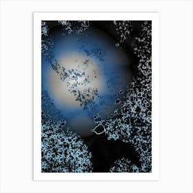 Abstraction The Sun In Dark Space 1 Art Print