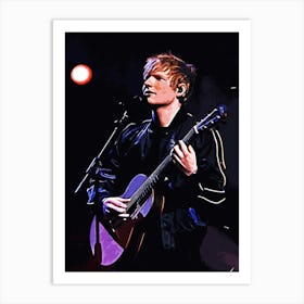 Ed Sheeran - Ed Sheeran - Concert Art Print