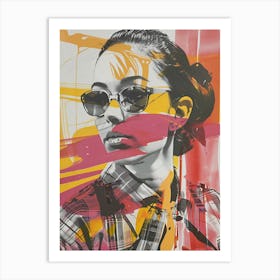 'A Woman In Sunglasses' Art Print