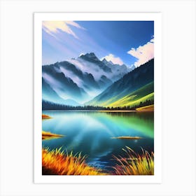 Landscape Painting 182 Art Print