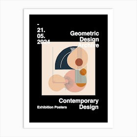 Geometric Design Archive Poster 05 Art Print