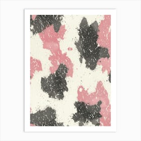 Pink Splatters 1 Art Print