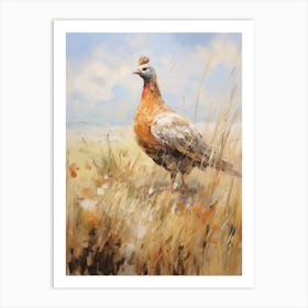 Bird Painting Pheasant 4 Art Print