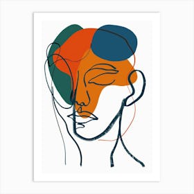 Portrait Of A Woman 416 Art Print