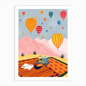 Hot Air Balloon Turkey Art Print