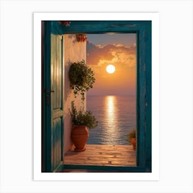 Open Door To The Sea 1 Art Print