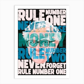 Rule Number ONE Art Print