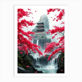 Asian Pagoda 4 Art Print