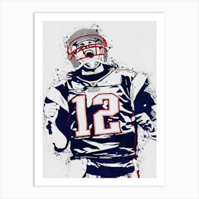 Tom Brady 1 Art Print