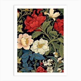 Floral Pattern 43 Art Print