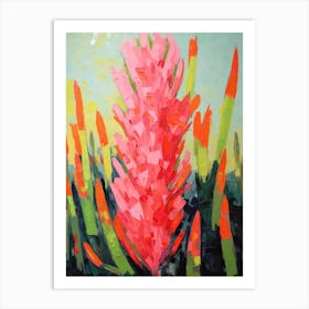 Cactus Painting Carnegiea Gigantea 3 Art Print