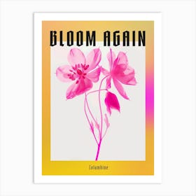 Hot Pink Columbine 1 Poster Art Print