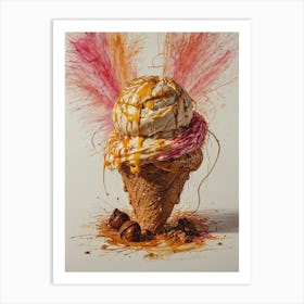 Ice Cream Cone 43 Art Print