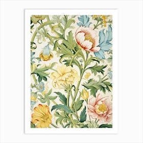 Floral Wallpaper 78 Art Print