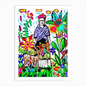 Frida And Granizo Art Print