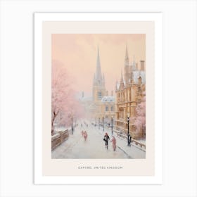 Dreamy Winter Painting Poster Oxford United Kingdom 2 Art Print