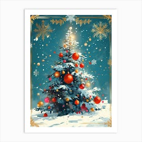 Christmas Tree 8 Art Print