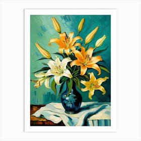 Lily Painting Art Print