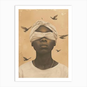 Blindfolded 1 Art Print