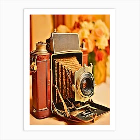 Vintage Camera Art Print