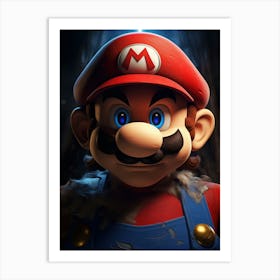 Mario Bros 47 Art Print