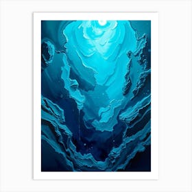 Ice Cave Art Print