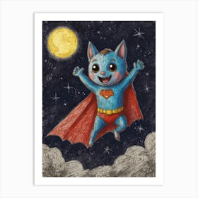 Super Cat 1 Art Print