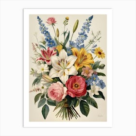 Bouquet Of Flowers 31 Art Print