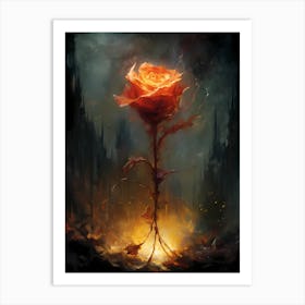 Beauty And The Beast Art Print