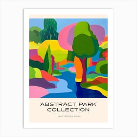 Abstract Park Collection Poster Battersea Park London 2 Art Print